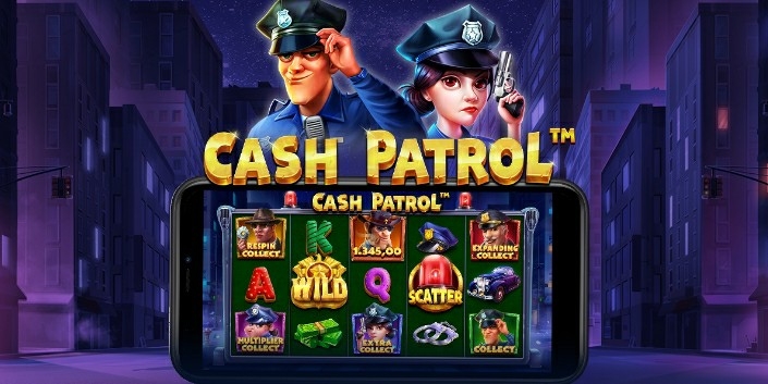 Cash Patrol, jogo de slot, temática policial, gráficos vibrantes, rodadas grátis, símbolos Wild, mini jogos, linhas de pagamento, estratégias de apostas, recursos especiais, interatividade, diversão, prêmios, jogo bônus, entretenimento, grandes vitórias.